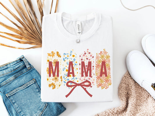 Mama - T-shirt Geschenke für Mamas Muttertagsgeschenk Damen - Shirt Geschenkidee für sie - Mamas & Minis