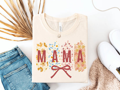Mama - T-shirt Geschenke für Mamas Muttertagsgeschenk Damen - Shirt Geschenkidee für sie - Mamas & Minis