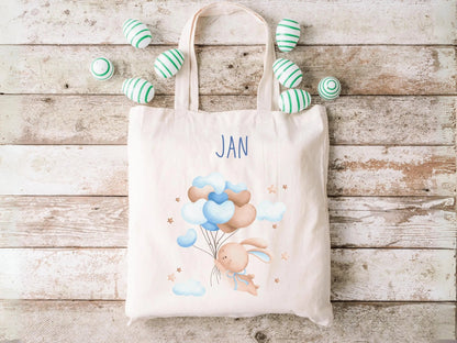 Osterbeutel, Personalisierter Stoffbeutel, Kindergartenbeutel, Geschenk Ostern, Geschenk Kinder, Stoffbeutel Kinder, Beutel mit Name - Mamas & Minis