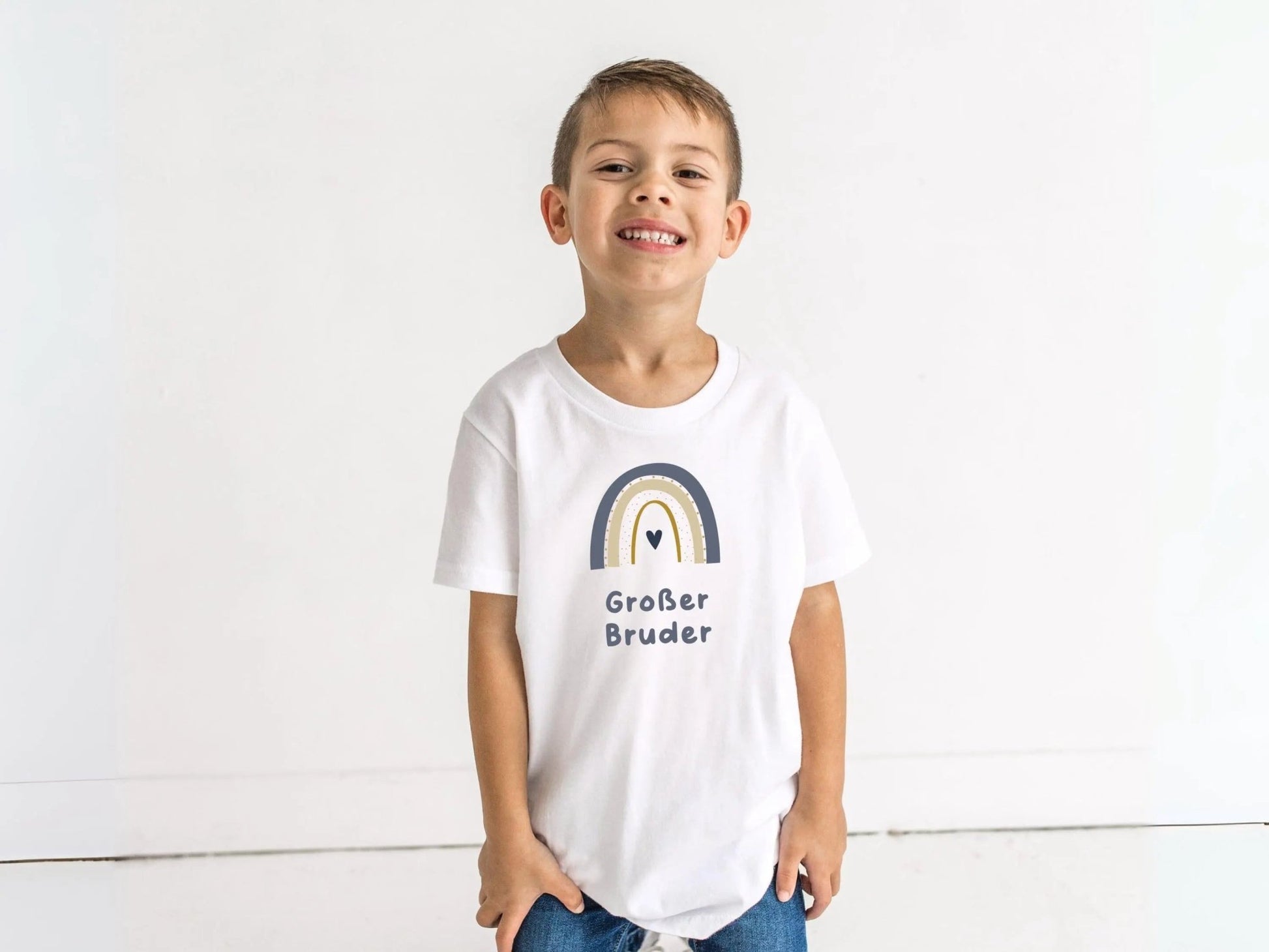 Partnerlook Geschenke Geschwister Babybody Geburtsgeschenke kurzarm - body kleiner Bruder Babygeschenk Baby Kind geschenk - geburt Bio Baumwolle - Mamas & Minis