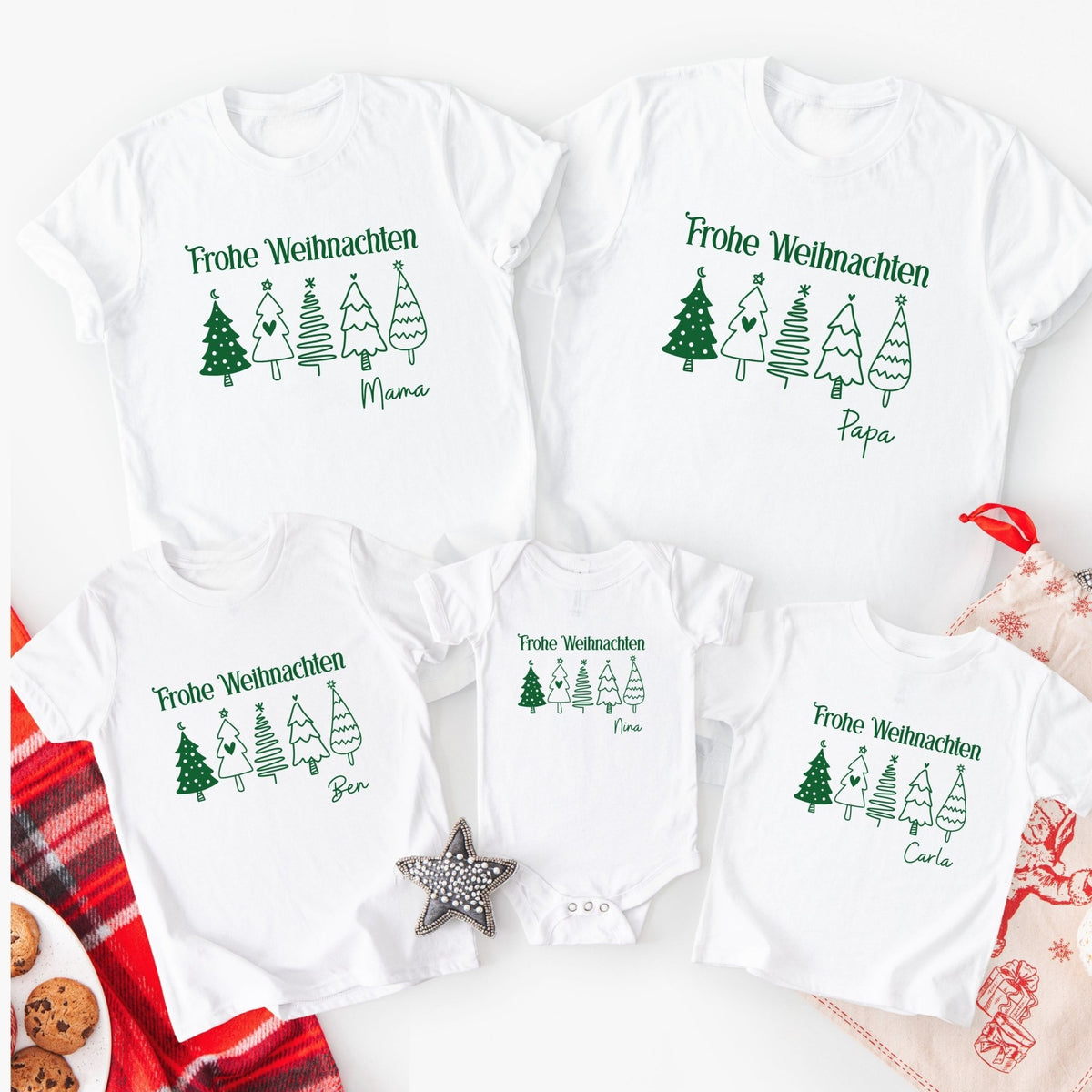 Partnerlook Pullover zu Weihnachten für die Familie - Mamas & Minis