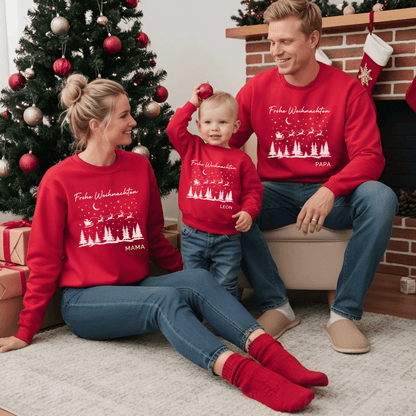 Passende Weihnachtspullover für die ganze Familie - Mamas & Minis