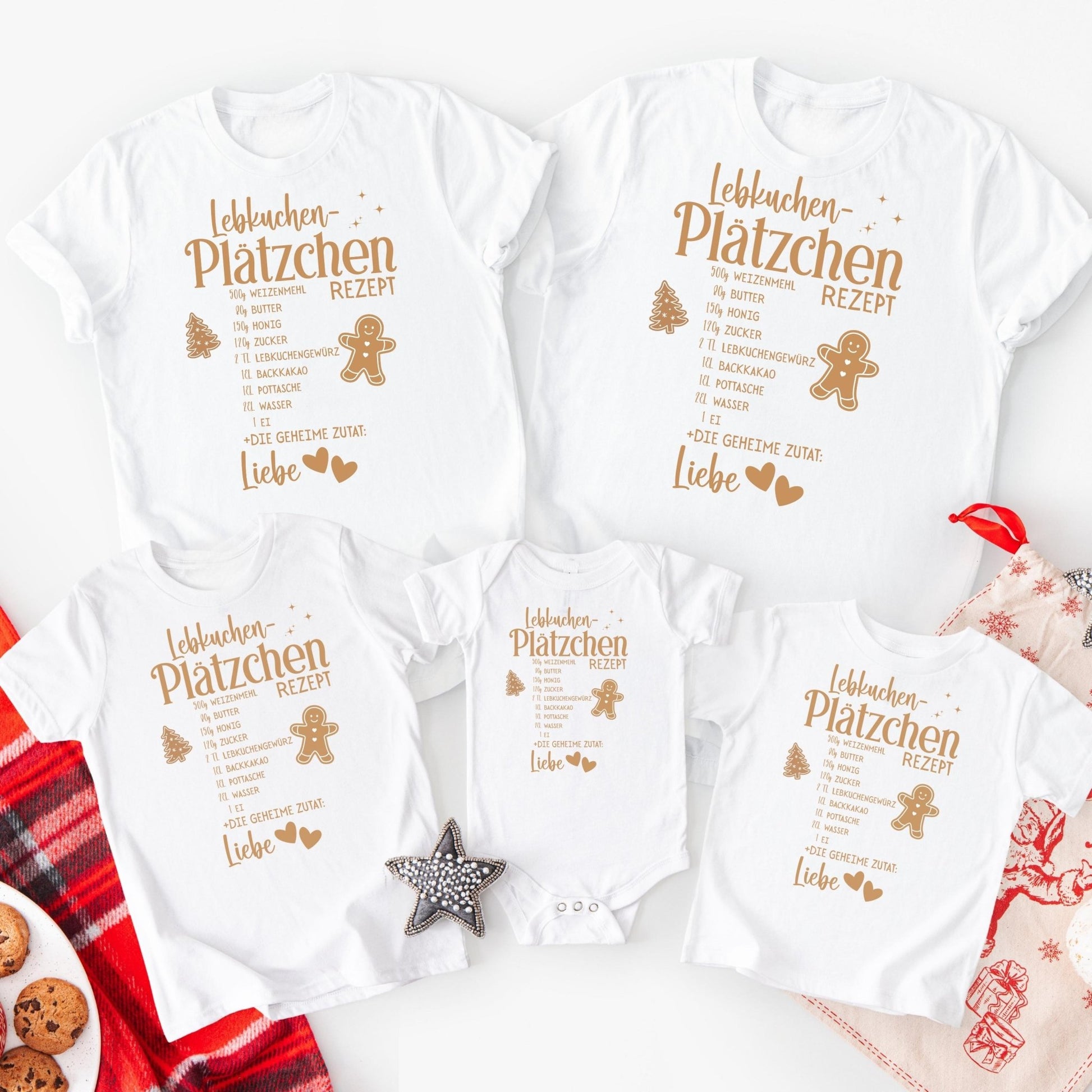 Sweatshirt mit Lebkuchen Motiv – Partnerlook Weihnachten