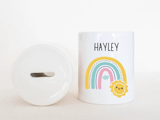 Personalisierte Spardose für Kinder mit Name, Kingergeschenk, Geschenke zu Ostern, Geschenk Kindergeburtstag, Geschenk Einschulung - Mamas & Minis