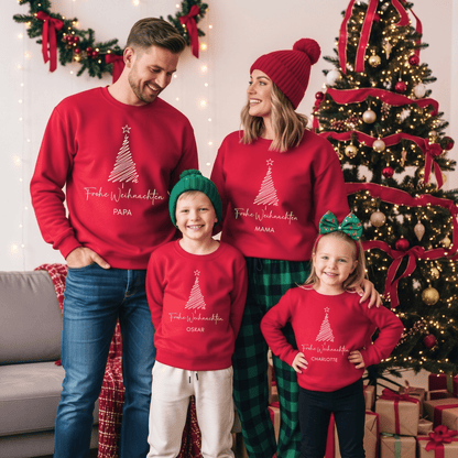 Personalisierte Weihnachtspullover und Shirts - Mamas & Minis