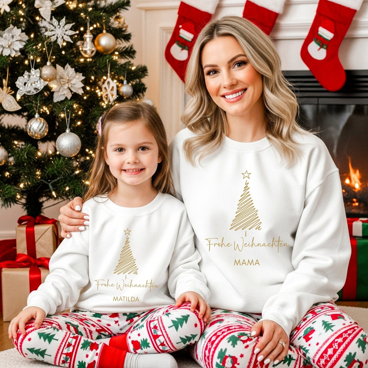 Personalisierte Weihnachtspullover und Shirts - Mamas & Minis