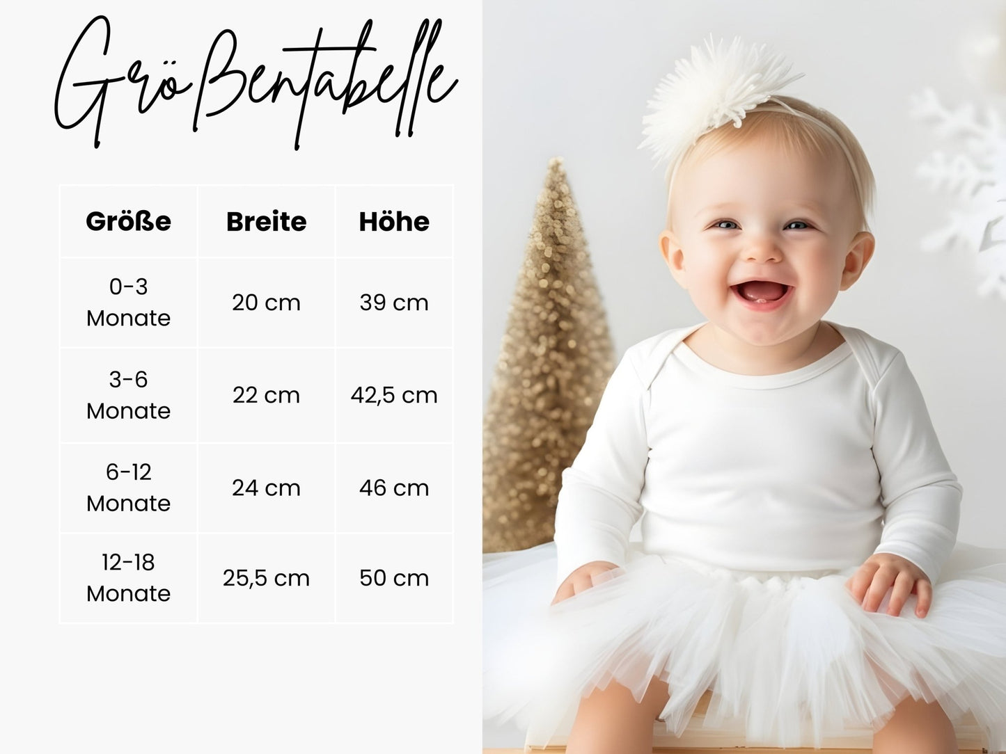 Personalisierter Weihnachtsbody für Baby aus Bio Baumwolle Mein Erstes Weihnachten