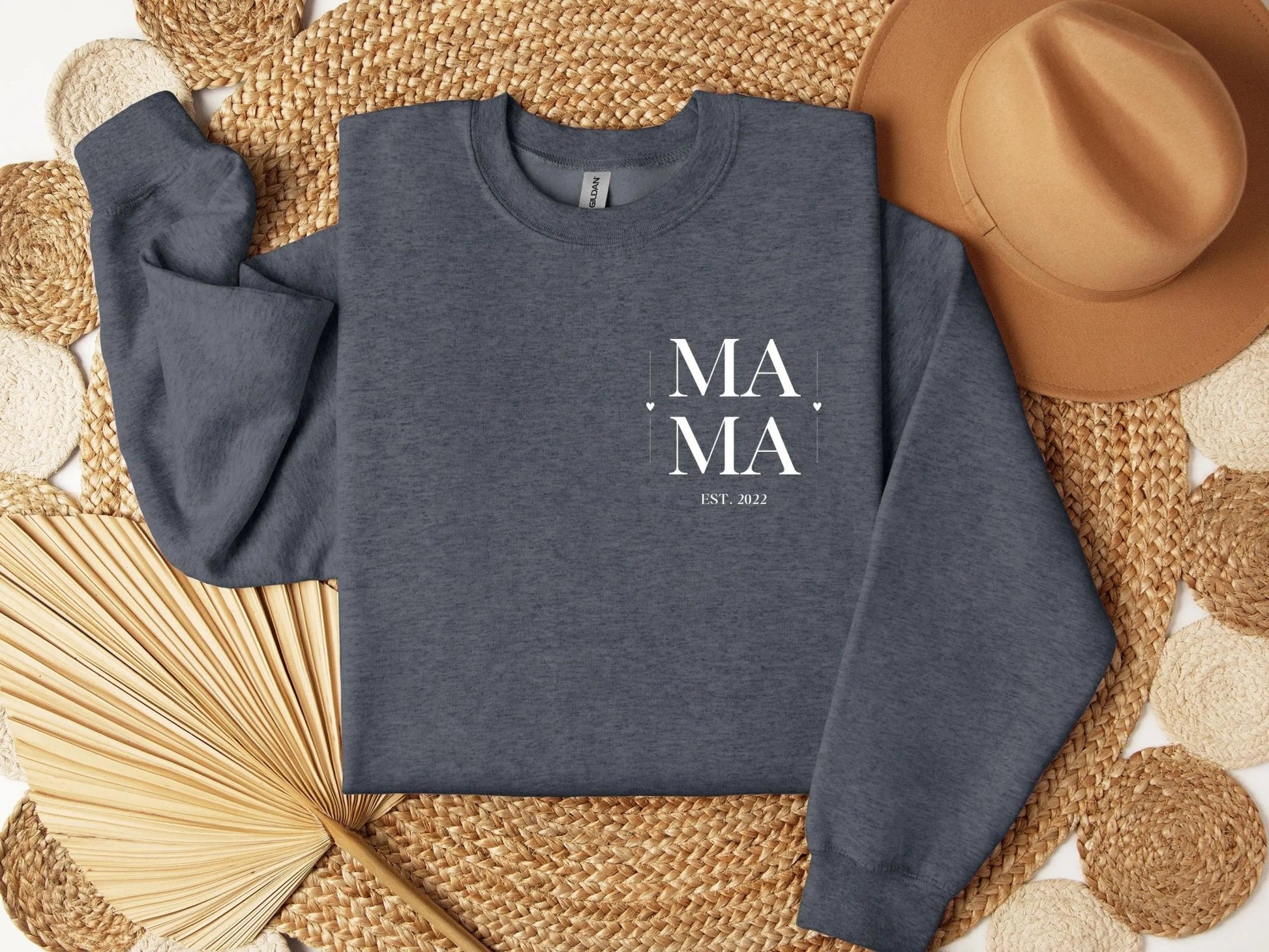 Personalisierter Pullover Muttertagsgeschenk personalisierte Geschenke für Mütter Muttertag Geschenkidee Mama Sweatshirt Personalisiert - Mamas & Minis