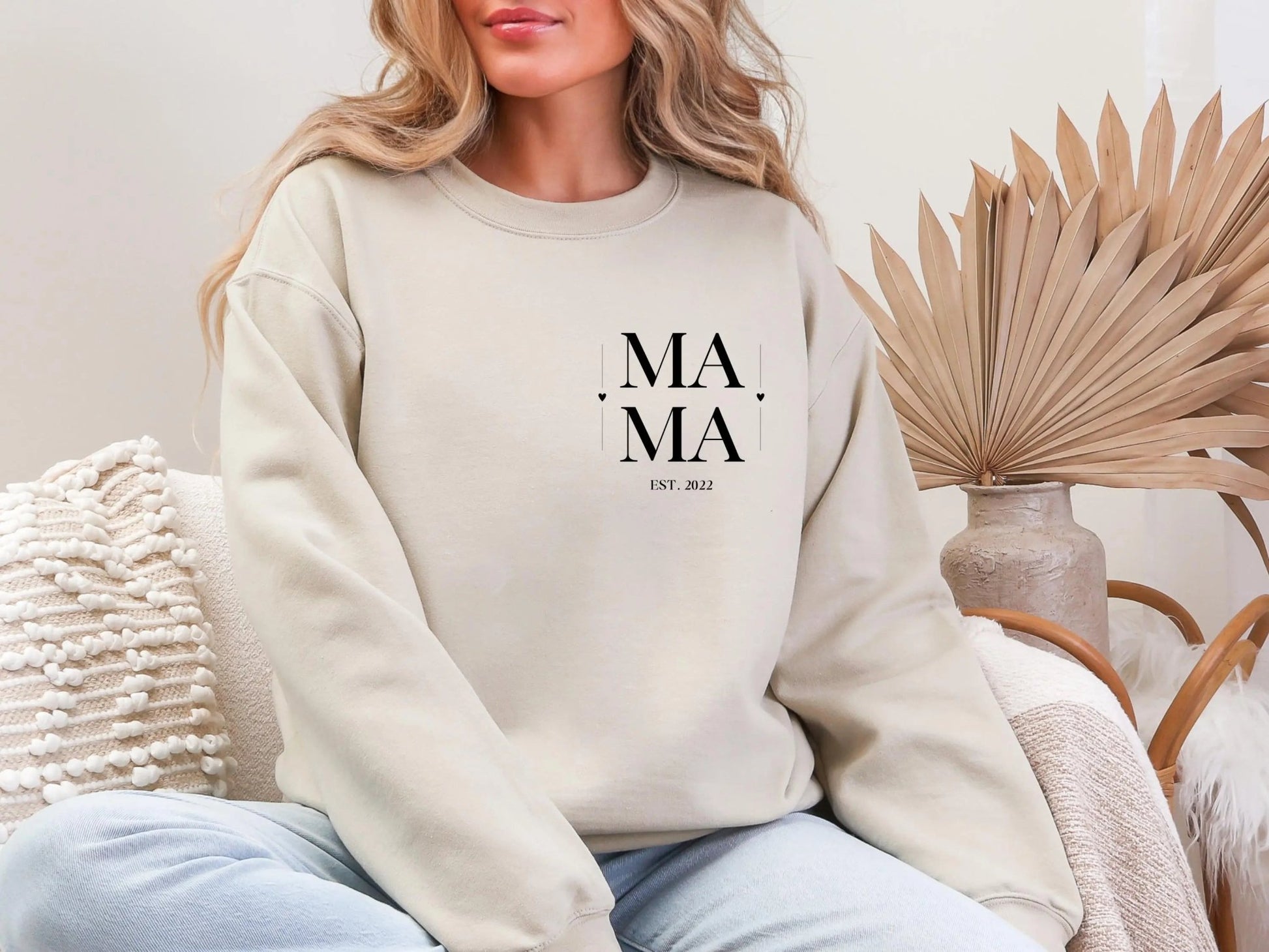 Personalisierter Pullover Muttertagsgeschenk personalisierte Geschenke für Mütter Muttertag Geschenkidee Mama Sweatshirt Personalisiert - Mamas & Minis