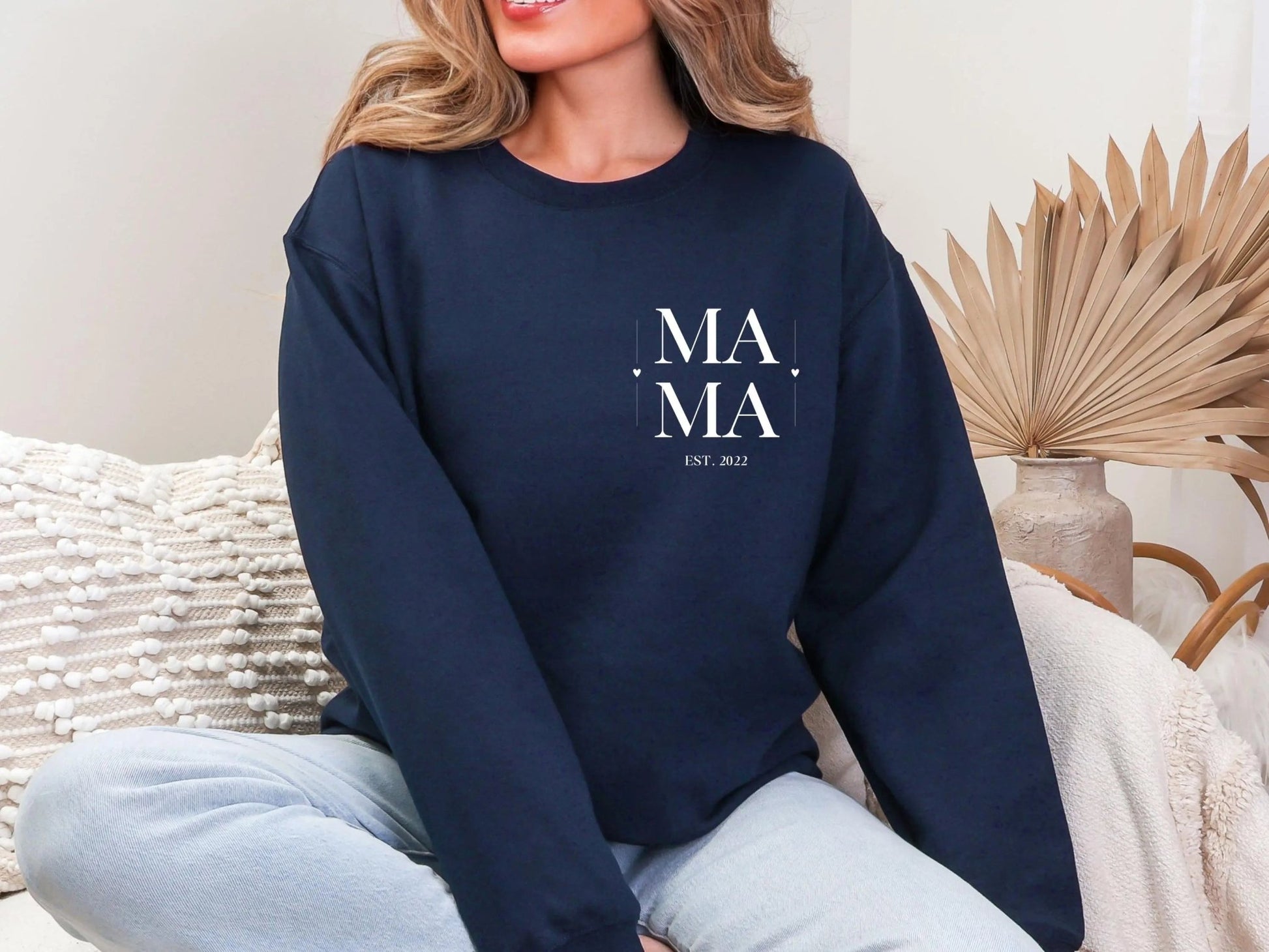 Personalisierter Pullover Muttertagsgeschenk personalisierte Geschenke für Mütter Muttertag Geschenkidee Mama Sweatshirt Personalisiert - Mamas & Minis