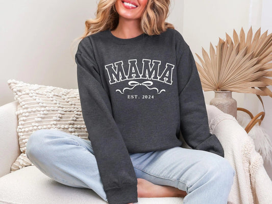 Personalisierter Pullover Muttertagsgeschenk personalisierte Geschenke für Mütter Muttertag Geschenkidee Mama Sweatshirt Personalisiert - Mamas & Minis