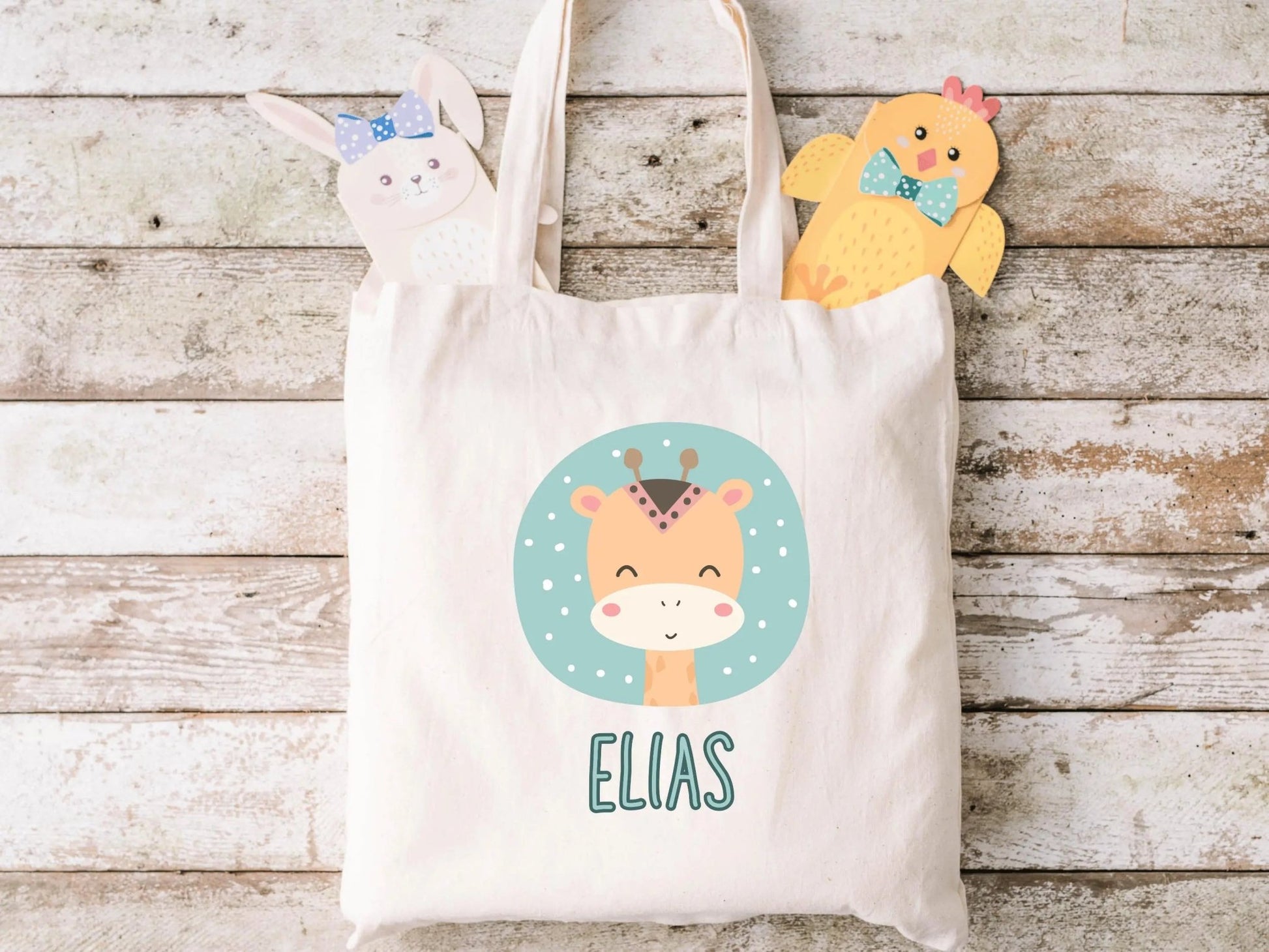 Personalisierter Stoffbeutel, Kindergartenbeutel, Geschenk Ostern, Geschenk Kinder, Stoffbeutel Kinder, Beutel mit Name, Kindertasche - Mamas & Minis