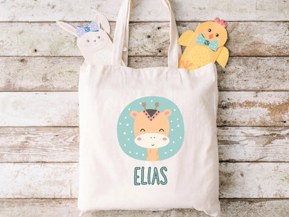 Personalisierter Stoffbeutel, Kindergartenbeutel, Geschenk Ostern, Geschenk Kinder, Stoffbeutel Kinder, Beutel mit Name, Kindertasche - Mamas & Minis
