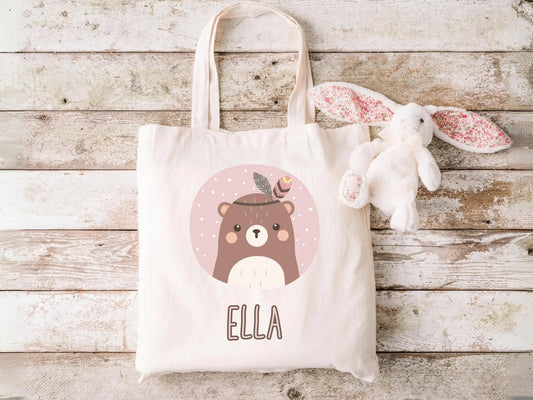 Personalisierter Stoffbeutel, Kindergartenbeutel, Geschenk Ostern, Geschenk Kinder, Stoffbeutel Kinder, Beutel mit Name, Kindertasche - Mamas & Minis