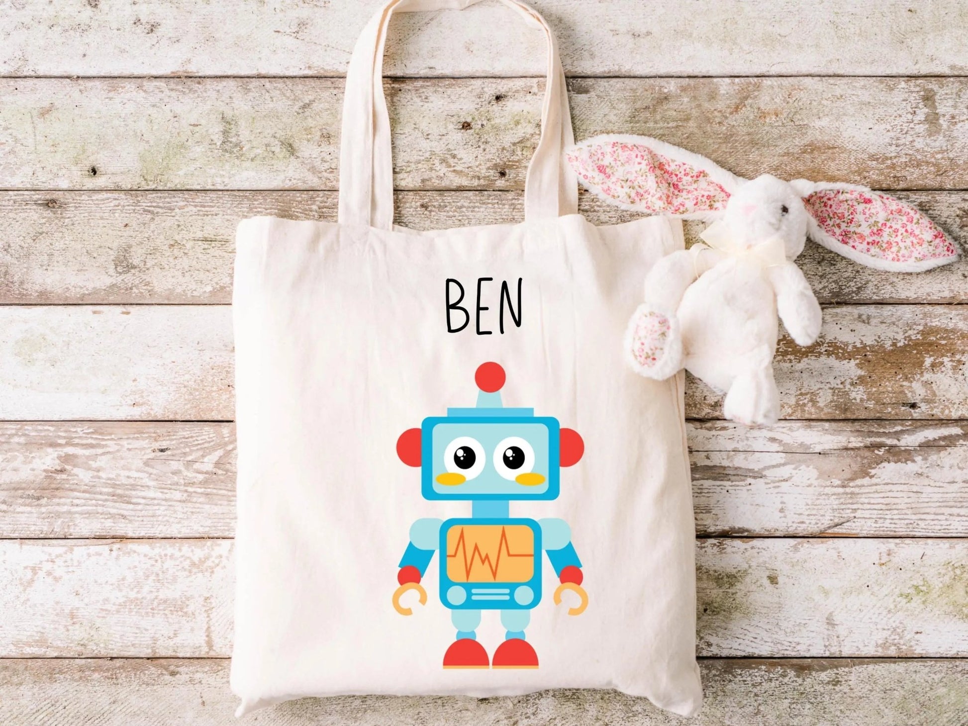 Personalisierter Stoffbeutel, Kindergartenbeutel, Geschenk Ostern, Geschenk Kinder, Stoffbeutel Kinder, Beutel mit Name, Kindertasche - Mamas & Minis