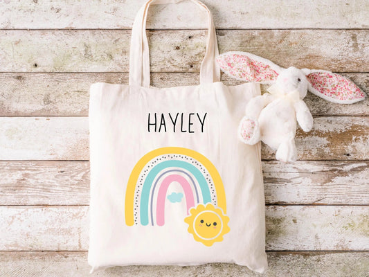 Personalisierter Stoffbeutel, Kindergartenbeutel, Geschenk Ostern, Geschenk Kinder, Stoffbeutel Kinder, Beutel mit Name, Kindertasche - Mamas & Minis