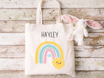 Personalisierter Stoffbeutel, Kindergartenbeutel, Geschenk Ostern, Geschenk Kinder, Stoffbeutel Kinder, Beutel mit Name, Kindertasche - Mamas & Minis