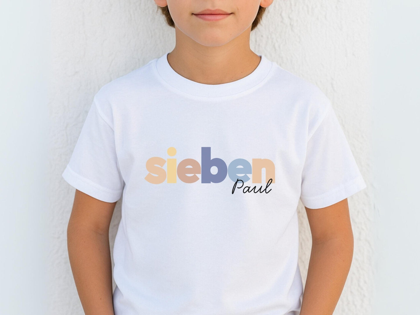 Personalisiertes Geburtstagskind Shirt Kinder Geburtstagsshirt Geschenkidee zum Kindergeburtstag Individuelles T Shirt für Kinder Geschenke