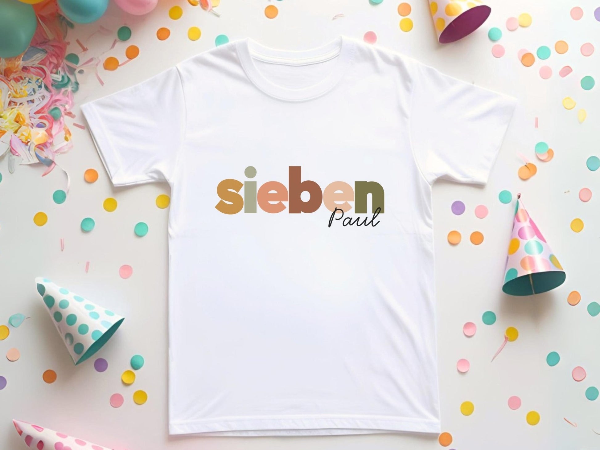 Personalisiertes Geburtstagskind Shirt Kinder Geburtstagsshirt Geschenkidee zum Kindergeburtstag Individuelles T Shirt für Kinder Geschenke