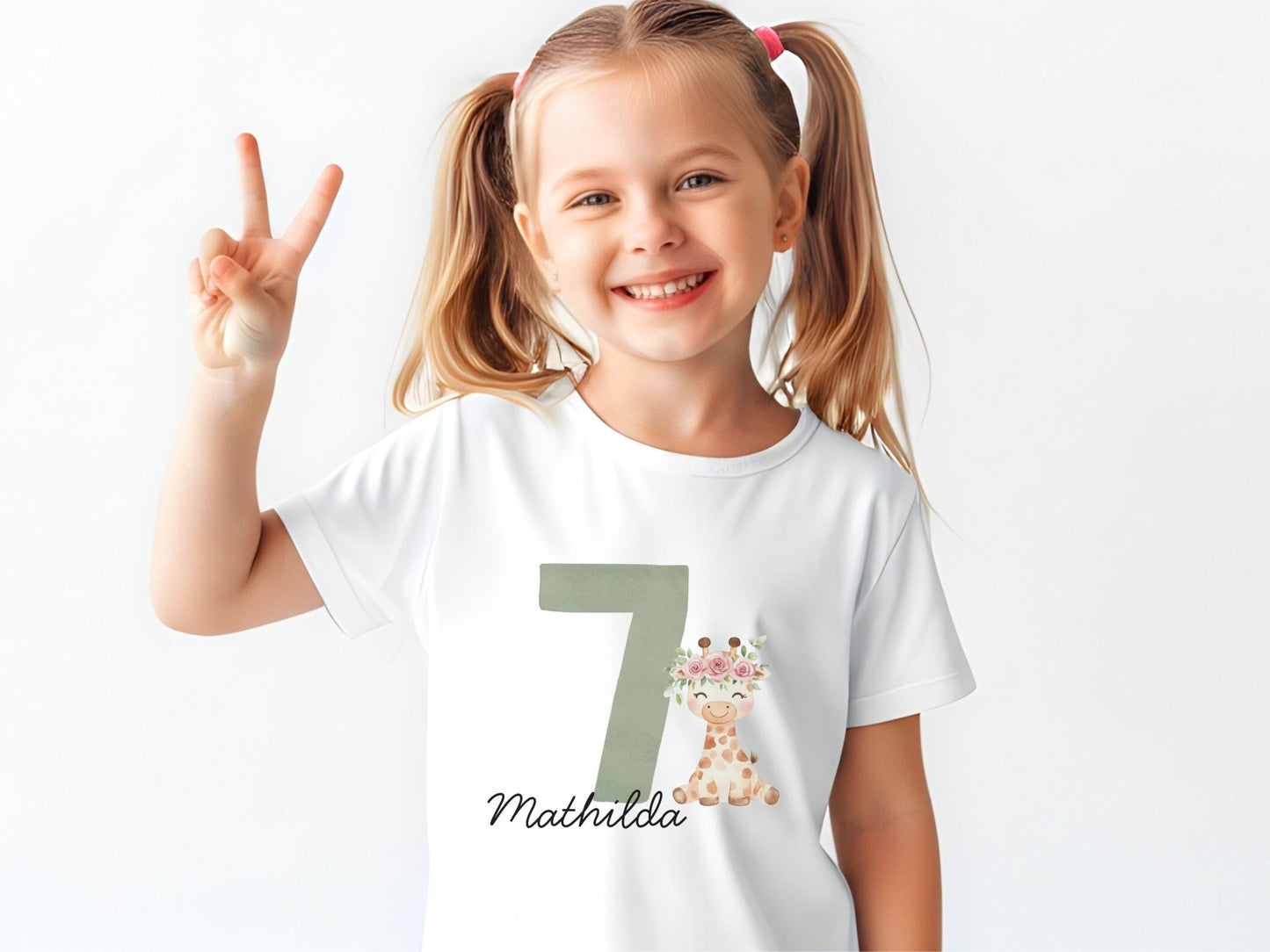 Personalisiertes Geburtstagskind Shirt Kinder Geburtstagsshirt Geschenkidee zum Kindergeburtstag Individuelles T Shirt für Kinder Geschenke