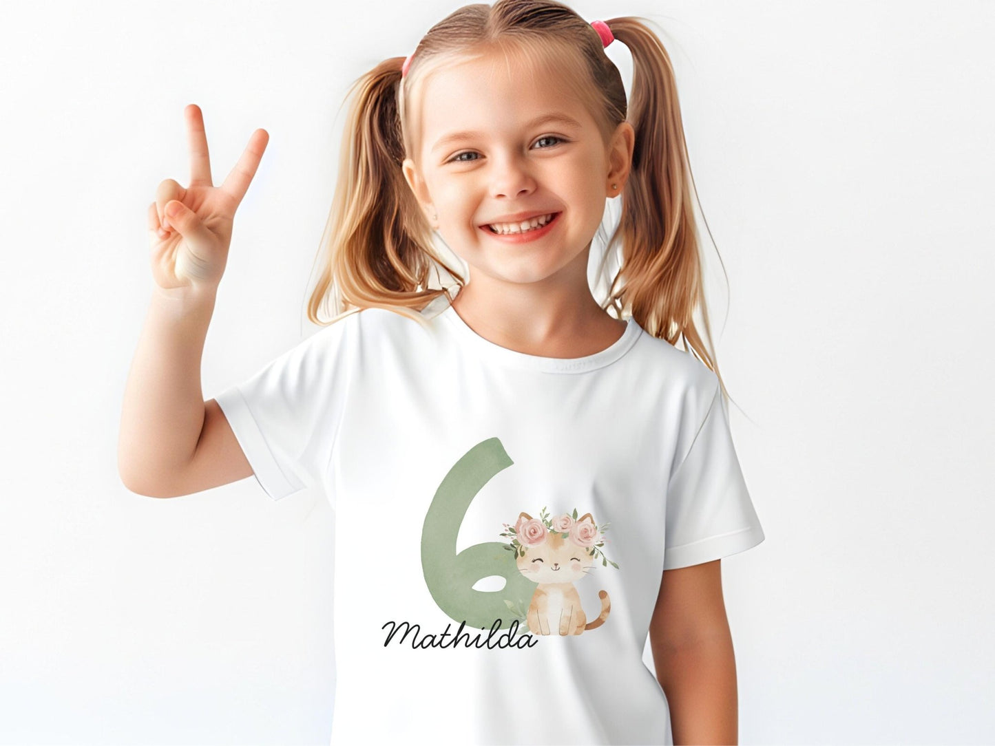 Personalisiertes Geburtstagskind Shirt Kinder Geburtstagsshirt Geschenkidee zum Kindergeburtstag Individuelles T Shirt für Kinder Geschenke