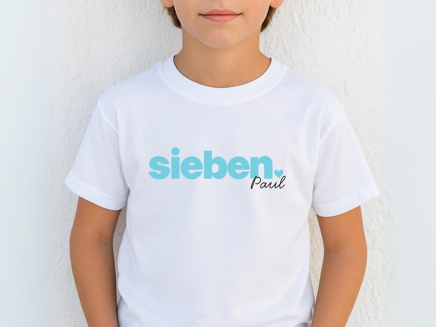 Personalisiertes Geburtstagskind Shirt Kinder Geburtstagsshirt Geschenkidee zum Kindergeburtstag Individuelles T Shirt für Kinder Geschenke