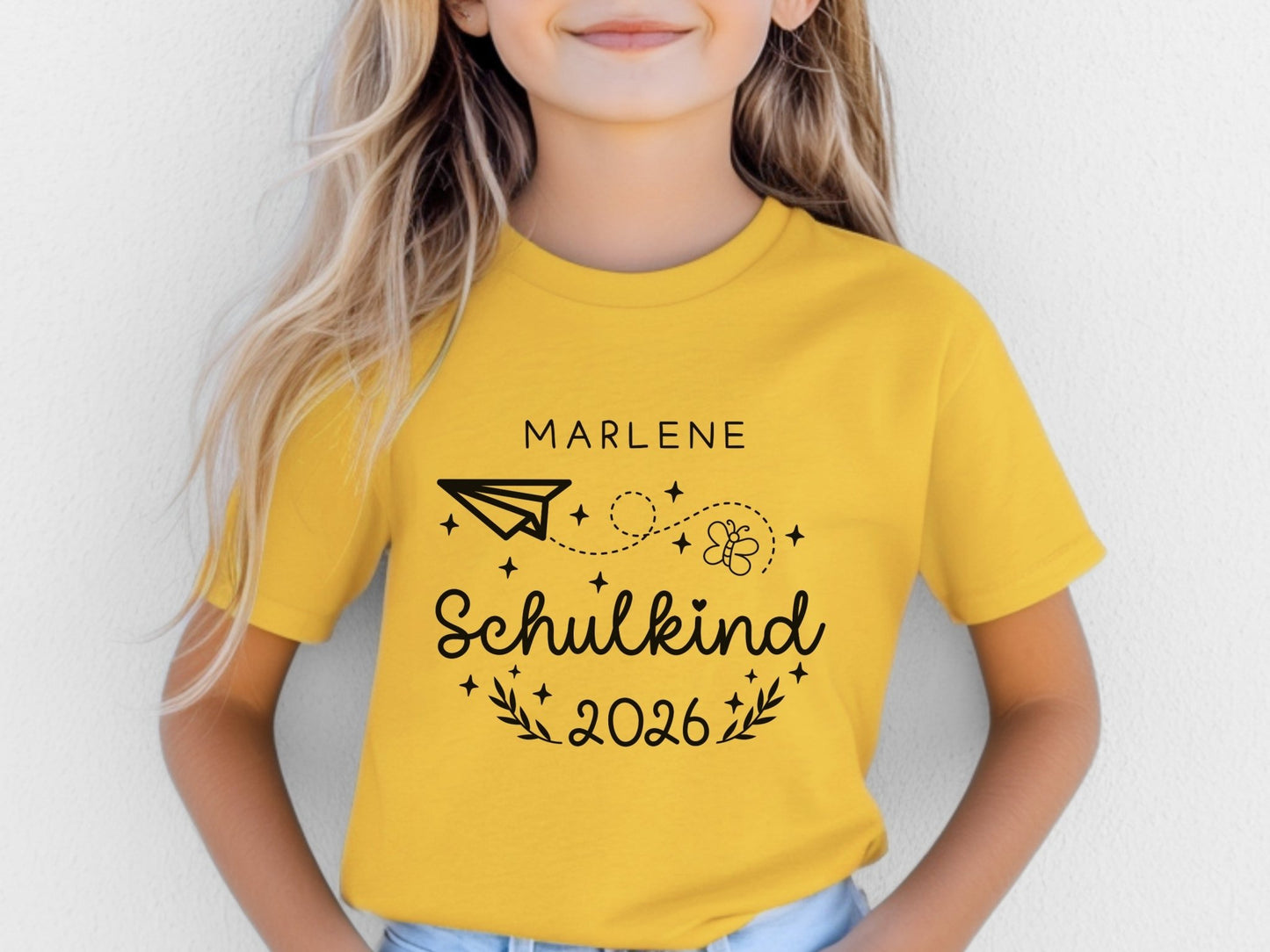 Personalisiertes Schulkind Shirt als Einschulung Geschenke