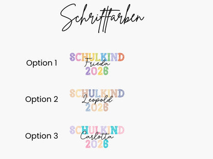 Schulkind 2026 Shirt: Personalisiert für den großen Tag