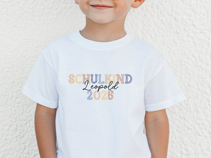 Schulkinder Geschenk, T-Shirt Schulkind Personalisiert