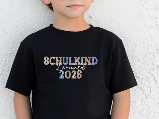 Schulkinder Geschenk, T-Shirt Schulkind Personalisiert