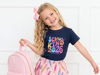 Schulkind 2026 T-Shirt Personalisiert – Geschenk zur Einschulung