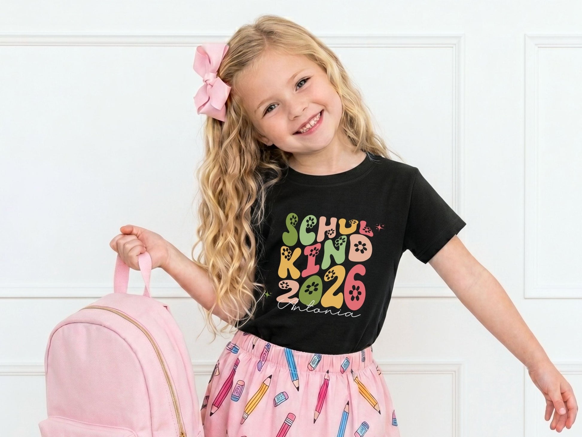 Schulkind 2026 T-Shirt Personalisiert – Geschenk zur Einschulung