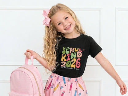 Schulkind 2026 T-Shirt Personalisiert – Geschenk zur Einschulung