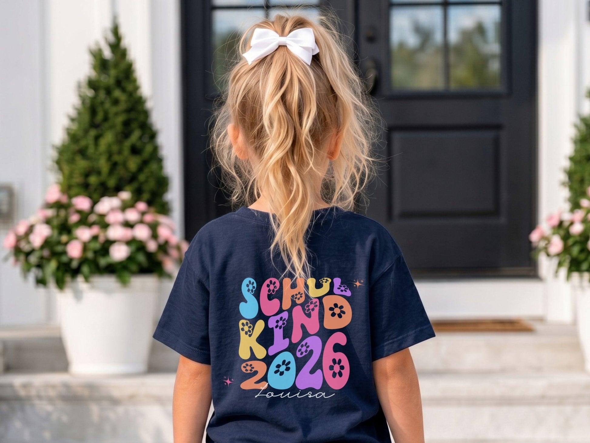 Schulkind 2026 T-Shirt Personalisiert – Geschenk zur Einschulung