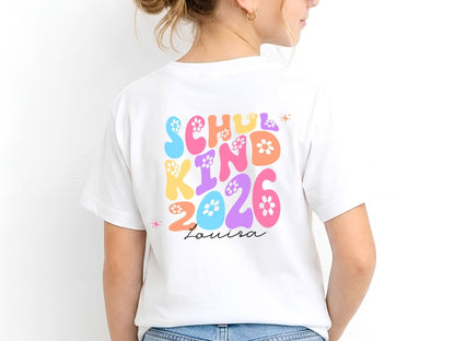 Schulkind 2026 T-Shirt Personalisiert – Geschenk zur Einschulung - Mamas & Minis
