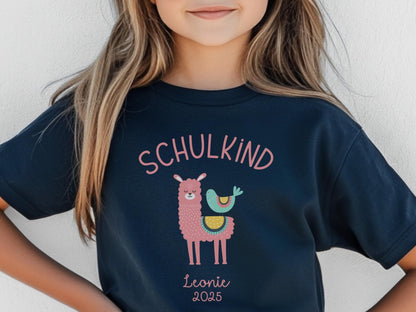 Schulkind Shirt Personalisiert Einschulung Geschenke Schulanfang T-shirt Schulkind 2025 Kinder - Geschenk Vorschuler Schulkinder Geschenk