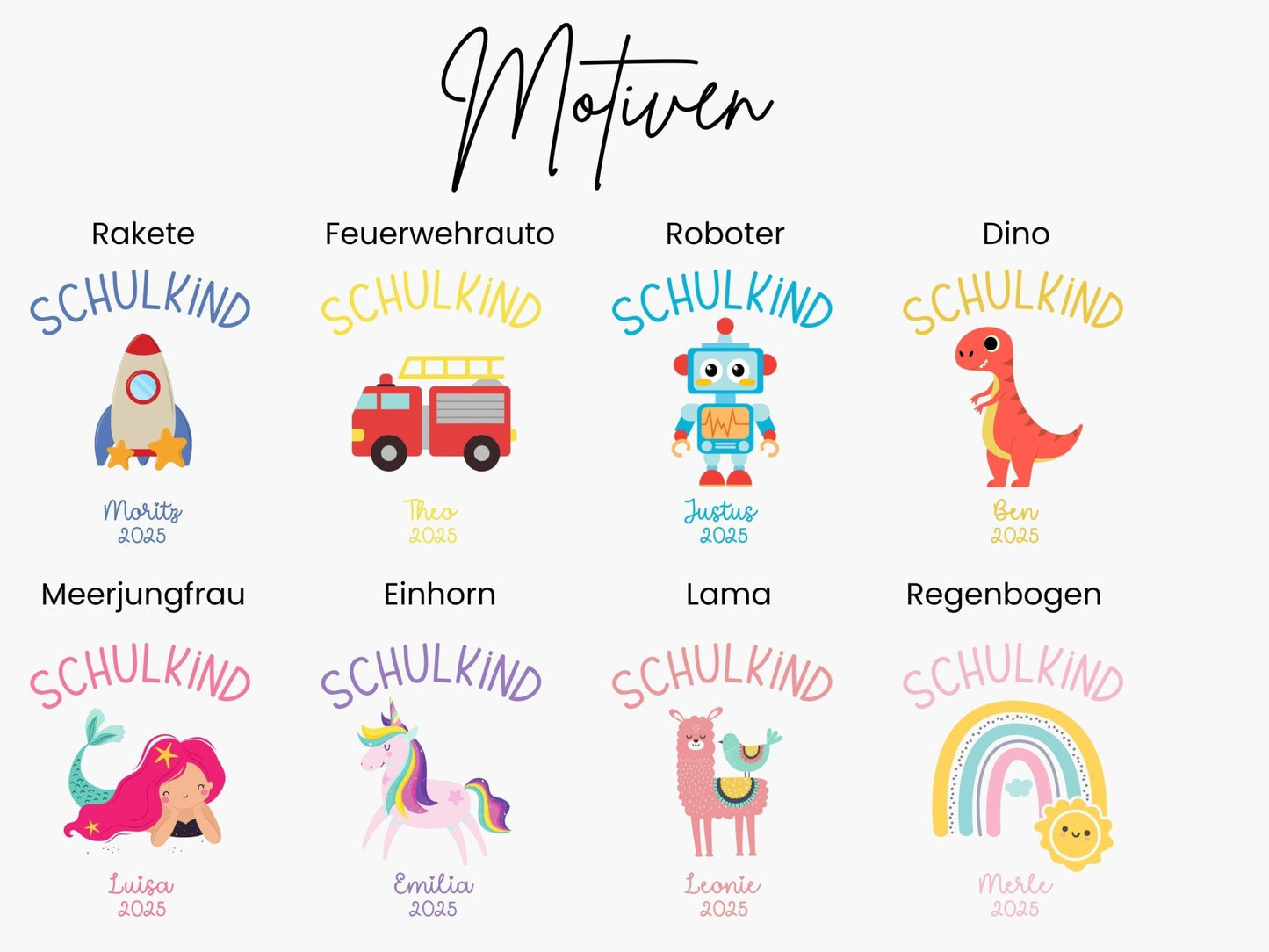 Schulkind Shirt Personalisiert Einschulung Geschenke Schulanfang T-shirt Schulkind 2025 Kinder - Geschenk Vorschuler Schulkinder Geschenk