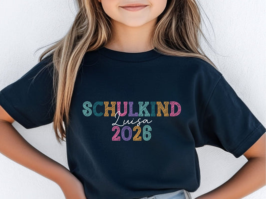 Schulkinder Geschenk | T-Shirt Schulkind Personalisiert - Mamas & Minis