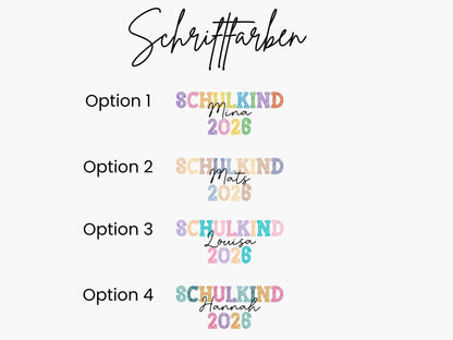Schulkinder Geschenk | T-Shirt Schulkind Personalisiert - Mamas & Minis