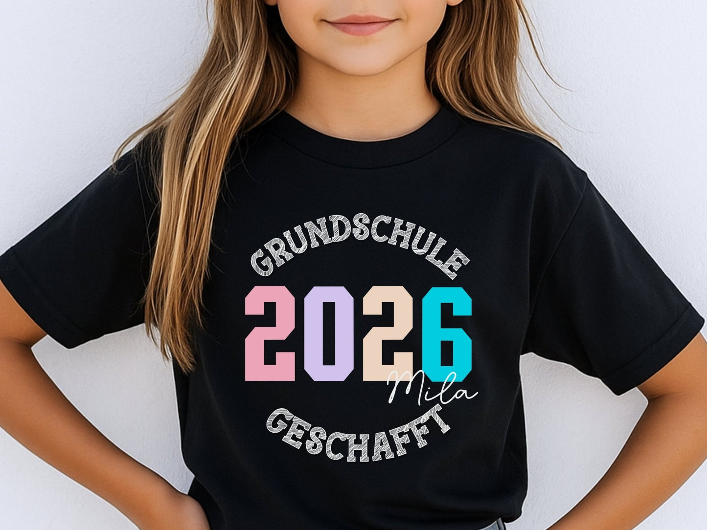 T-Shirt Grundschulabschluss, Personalisiertes Abschiedsgeschenk, Grundschule Shirt