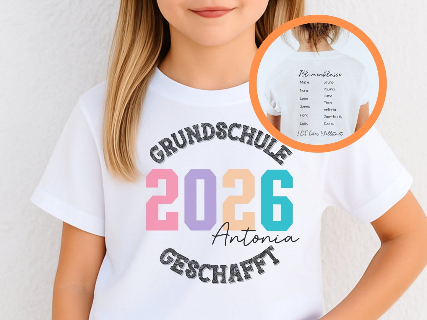 T-Shirt Grundschulabschluss | Personalisiertes Abschiedsgeschenk - Mamas & Minis