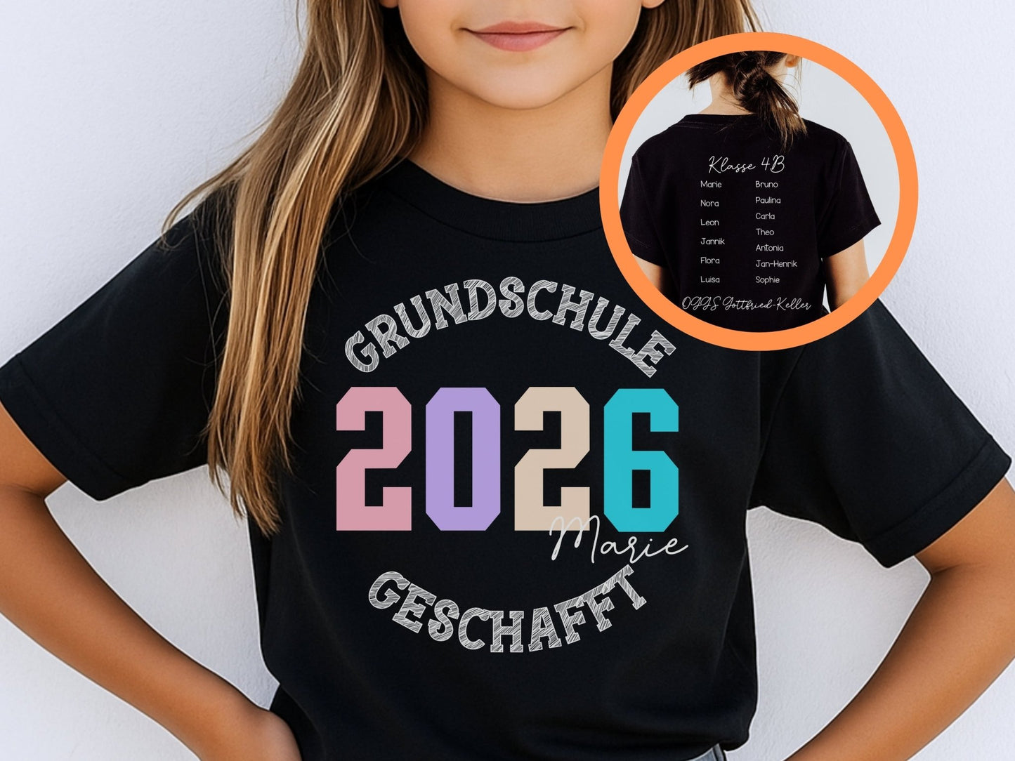T-Shirt Grundschulabschluss | Personalisiertes Abschiedsgeschenk - Mamas & Minis