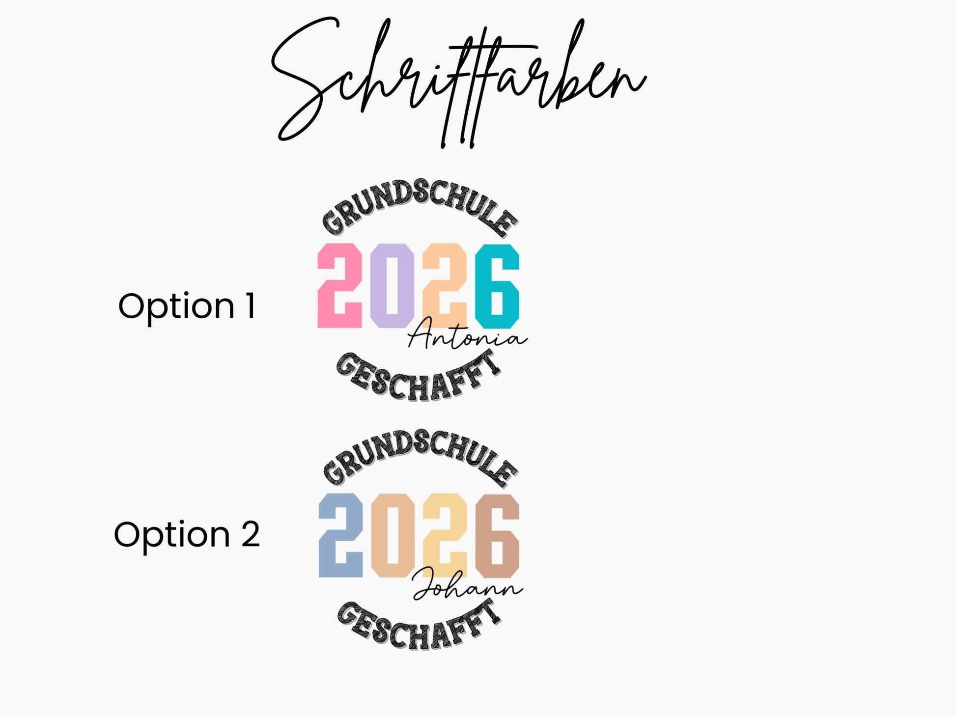 T-Shirt Grundschulabschluss, Personalisiertes Abschiedsgeschenk, Grundschule Shirt