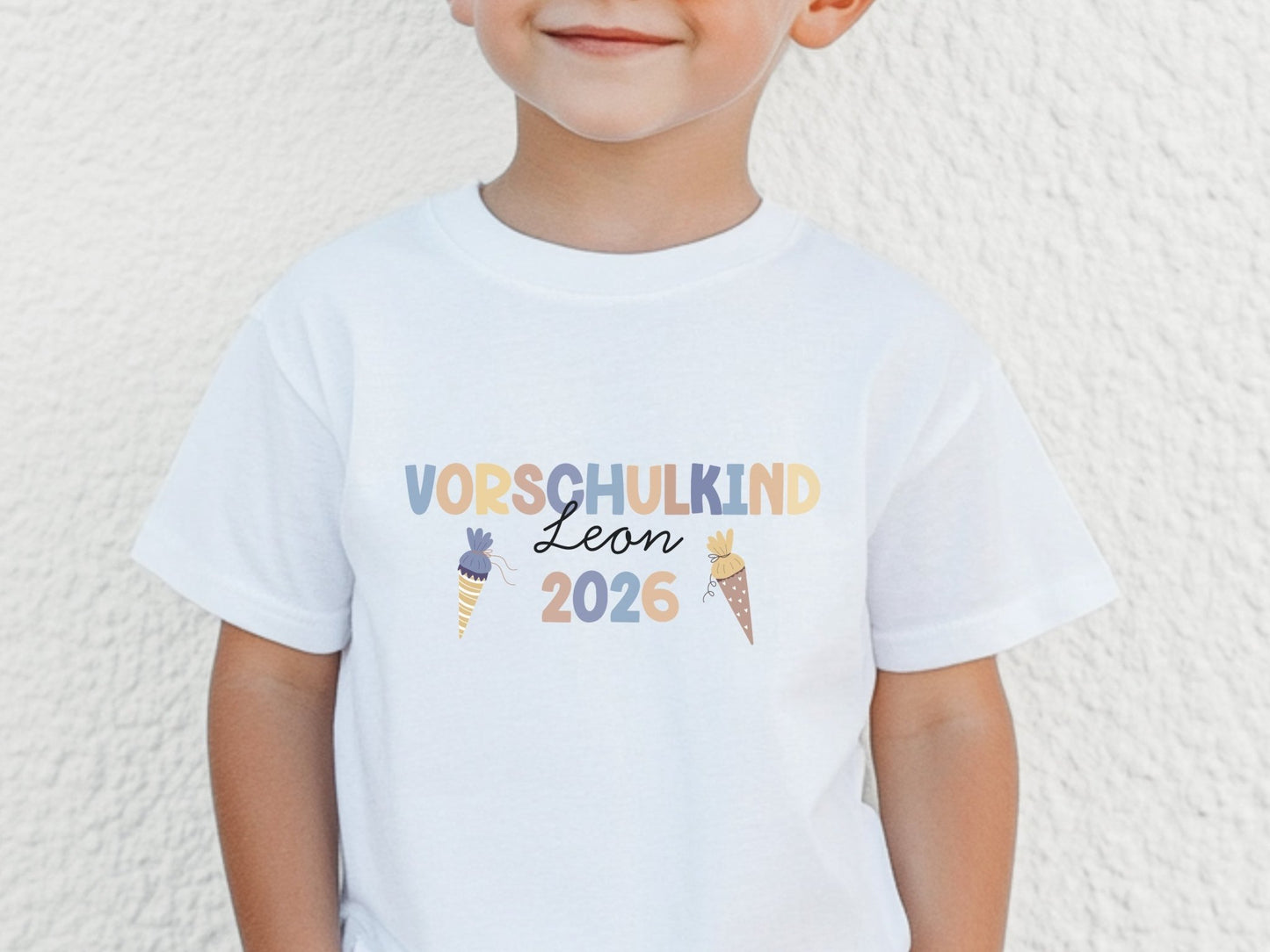 Vorschulkind Shirt 2026 Personalisiert, Einschulung Geschenk, Schulanfang T-shirt Vorschule