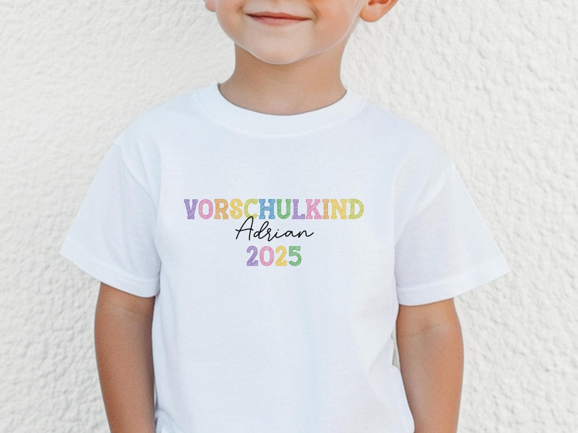 Vorschulkind Shirt Schulkind Personalisiert Einschulung Geschenk Schulanfang T-shirt Schulkind 2025 Kinder - Geschenk