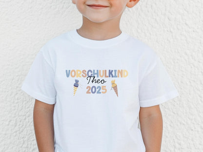 Vorschulkind Shirt Schulkind Personalisiert Einschulung Geschenk Schulanfang T-shirt Schulkind 2025 Kinder - Geschenk