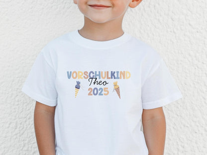 Vorschulkind Shirt Schulkind Personalisiert Einschulung Geschenk Schulanfang T-shirt Schulkind 2025 Kinder - Geschenk