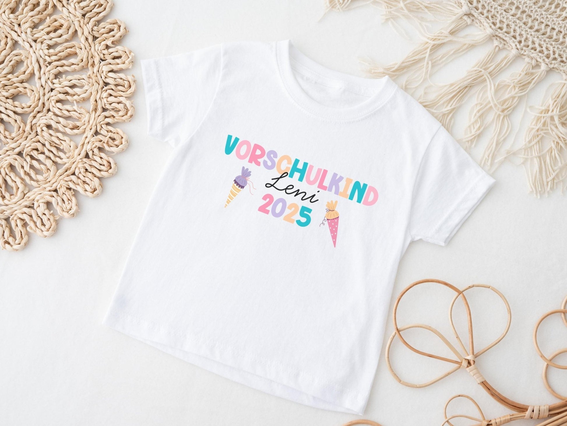 Vorschulkind Shirt Schulkind Personalisiert Einschulung Geschenk Schulanfang T-shirt Schulkind 2025 Kinder - Geschenk