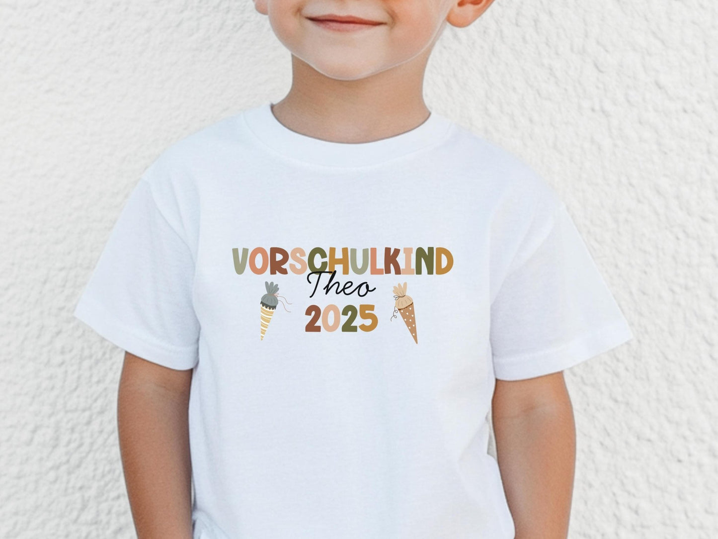 Vorschulkind Shirt Schulkind Personalisiert Einschulung Geschenk Schulanfang T-shirt Schulkind 2025 Kinder - Geschenk
