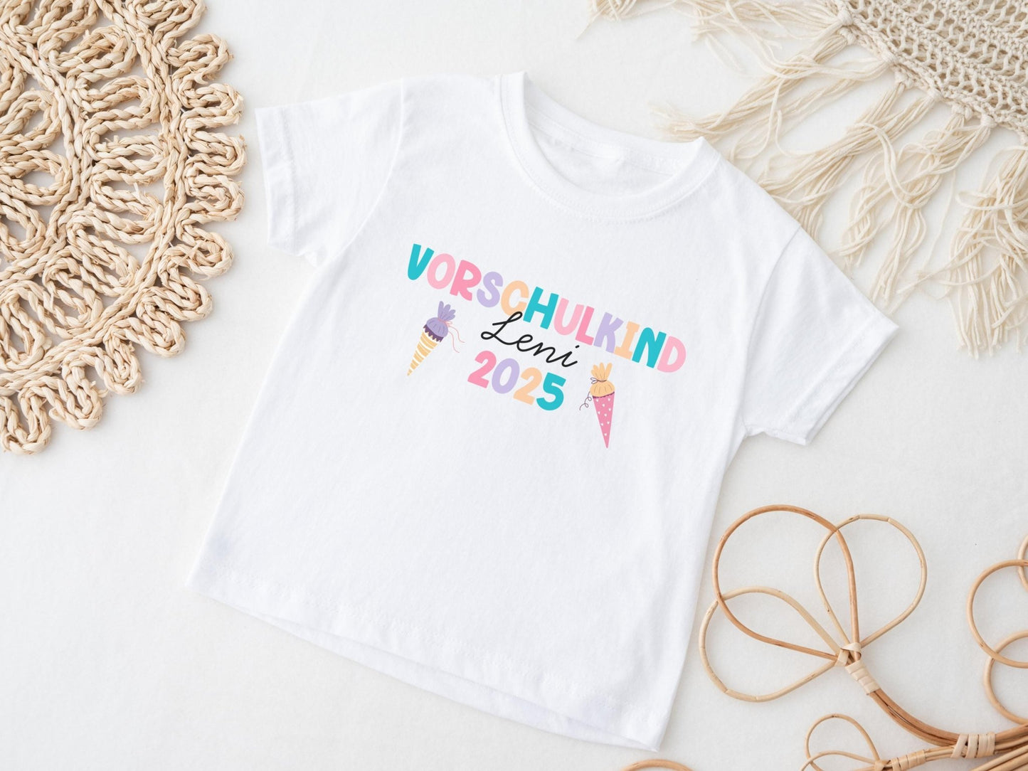 Vorschulkind Shirt Schulkind Personalisiert Einschulung Geschenk Schulanfang T-shirt Schulkind 2025 Kinder - Geschenk